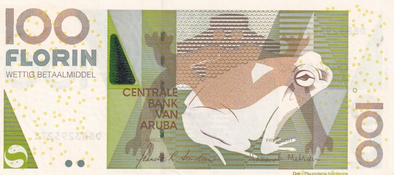 Aruba, 100 Florin, 2008, UNC, p19b
Estimate: USD 200-400