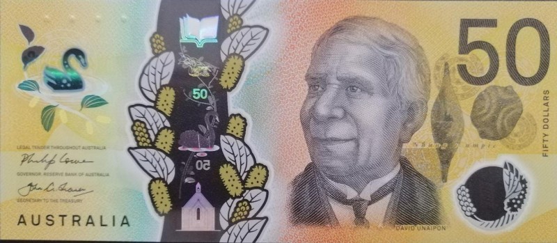 Australia, 50 Dollars, 2018, UNC, pNew
Polymer plastics banknote
Estimate: USD...