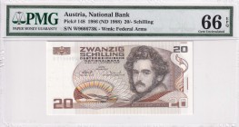 Austria, 20 Schilling, 1988, UNC, p148
PMG 66 EPQ
Estimate: USD 50-100