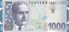 Austria, 1.000 Schilling, 1997, XF, p155
Estimate: USD 50-100