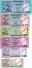Bangladesh, 2-5-10-20-50-100 Taka, 2014/2018, UNC, SPECIMEN
(Total 6 banknotes)
Estimate: USD 40-80