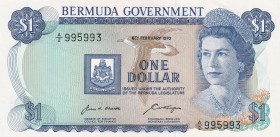 Bermuda, 1 Dollar, 1970, UNC, p23a
Queen Elizabeth II. Potrait
Estimate: USD 20-40