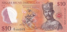 Brunei, 10 Ringgit, 2011, UNC, p37
Polymer plastics banknote
Estimate: USD 20-40