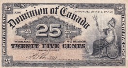Canada, 25 Cents, 1900, VF, p9b
Estimate: USD 25-50