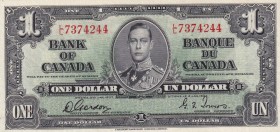 Canada, 1 Dollar, 1937, XF, p58d
Estimate: USD 20-40