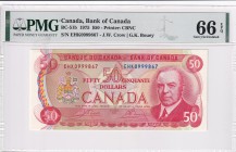 Canada, 50 Dollars, 1975, UNC, p90b
PMG 66 EPQ
Estimate: USD 400-800