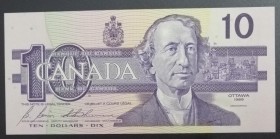 Canada, 10 Dollars, 1989, UNC, p96b
Sign: Bonin & Thiessen
Estimate: USD 25-50
