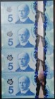 Canada, 5 Dollars, 2013, UNC, p106b, (Total 4 banknotes)
Polymer plastics banknote
Estimate: USD 40-80