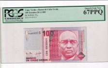 Cape Verde, 100 Escudos, 1989, UNC, p57a
PCGS 67 PPQ
Estimate: USD 35-70