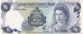 Cayman Islands, 1 Dollar, 1972, UNC, p1b
Queen Elizabeth II. Potrait
Estimate: USD 25-50