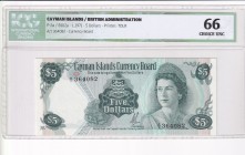 Cayman Islands, 5 Dollars, 1971, UNC, p2a
ICG 66
Estimate: USD 150-300