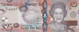 Cayman Islands, 25 Dollars, 2014, UNC, p41b
Queen Elizabeth II. Potrait
Estimate: USD 50-100