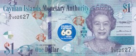 Cayman Islands, 1 Dollar, 2018, UNC, pNew
Queen Elizabeth II Portrait, Commemorative Banknote
Estimate: USD 10-20