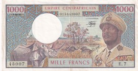 Central African Republic, 1.000 Francs, 1978, XF, p6
Estimate: USD 250-500