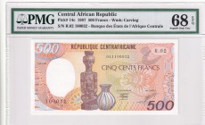 Central African Republic, 500 Francs, 1987, UNC, p14c
PMG 68 EPQ
Estimate: USD 60-120