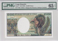 Congo Republic, 10.000 Francs, 1983, UNC, p7
PMG 65 EPQ
Estimate: USD 200-400