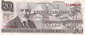 Costa Rica, 20 Colones, 1972, UNC, p238a
Estimate: USD 30-60