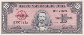 Cuba, 10 Pesos, 1960, UNC, p79b
Black serial number
Estimate: USD 15-30