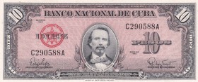 Cuba, 10 Pesos, 1960, UNC, p88c
Estimate: USD 20-40