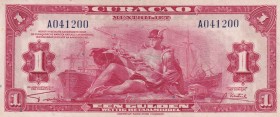 Curaçao, 1 Gulden, 1942, AUNC(-), p35a
Estimate: USD 30-60