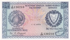Cyprus, 250 Mils, 1979, UNC, p41c
Estimate: USD 40-80