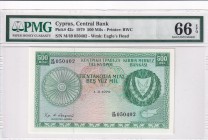 Cyprus, 500 Mils, 1979, UNC, p42c
PMG 66 EPQ
Estimate: USD 60-120