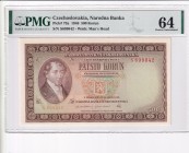 Czechoslovakia, 500 Korun, 1946, UNC, p73a
PMG 64
Estimate: USD 200-400