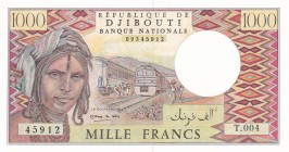 Djibouti, 1.000 Francs, 1988, UNC, p37b
There is ripple.
Estimate: USD 20-40