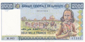 Djibouti, 2.000 Francs, 1997, UNC, p40
Estimate: USD 20-40