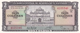 El Salvador, 2 Colones, 1976, UNC, p124a
Estimate: USD 25-50