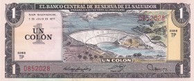 El Salvador, 1 Colón, 1977, UNC, p125a
Estimate: USD 10-20