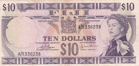 Fiji, 10 Dollars, 1974, VF(+), p74c
Queen Elizabeth II. Potrait
Estimate: USD 75-150