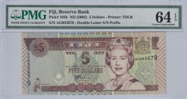 Fiji, 5 Dollars, 2002, UNC, p105b
PMG 64 EPQ
Estimate: USD 30-60