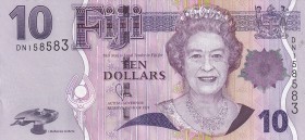 Fiji, 10 Dollars, 2007, UNC, p111b
Estimate: USD 25-50