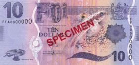 Fiji, 10 Dollars, 2013, UNC, p116s, SPECIMEN
There's a loser
Estimate: USD 75-150