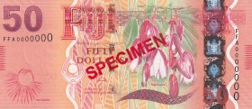 Fiji, 50 Dollars, 2013, UNC, p118s, SPECIMEN
Estimate: USD 150-300