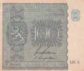 Finland, 100 Markkaa, 1945, XF(-), p80a
Estimate: USD 25-50