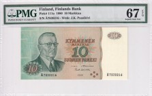 Finland, 10 Markkaa, 1980, UNC, p111a
PMG 67 EPQ, High condition
Estimate: USD 20-40