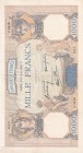 France, 1.000 Francs, 1938, VF, p90c
There are pinholes and cuts on the border.
Estimate: USD 15-30