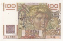 France, 100 Francs, 1945, UNC, p128a
There are pinholes
Estimate: USD 60-120