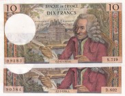 France, 10 Francs, 1970/1971, p147c, (Total 2 banknotes)
In different condition between XF and AUNC
Estimate: USD 25-50