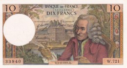 France, 10 Francs, 1970, AUNC, p147d
There are pinholes
Estimate: USD 20-40