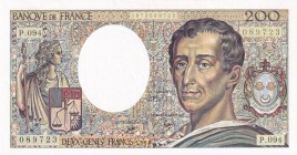 France, 200 Francs, 1990, UNC, p155d
No Pinhole
Estimate: USD 50-100