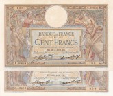 France, 100 Francs, 1931/1935, XF, p78b; p78c, (Total 2 banknotes)
No Pinhole
Estimate: USD 25-50