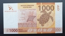 French Pacific Territories, 1.000 Francs, 2015, UNC, p6
Estimate: USD 20-40