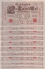 Germany, 1.000 Mark, 1910, UNC, p44b, (Total 10 banknotes)
Estimate: USD 30-60