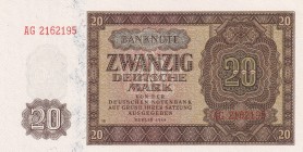 Germany - Democratic Republic, 20 Deutsche Mark, 1948, UNC, p13b
Estimate: USD 20-40