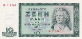 Germany - Democratic Republic, 10 Mark, 1964, UNC, p23a
Estimate: USD 25-50