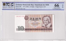 Germany - Democratic Republic, 10 Mark, 1985, UNC, p28b
PCGS 66 OPQ
Estimate: USD 30-60