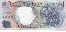 Ghana, 1 Cedi, 1971, UNC, p10d
Estimate: USD 20-40